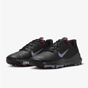 Nike Tiger Woods TW ‘13 Black Varsity Red Stealth Men’s Golf Shoes Size 9